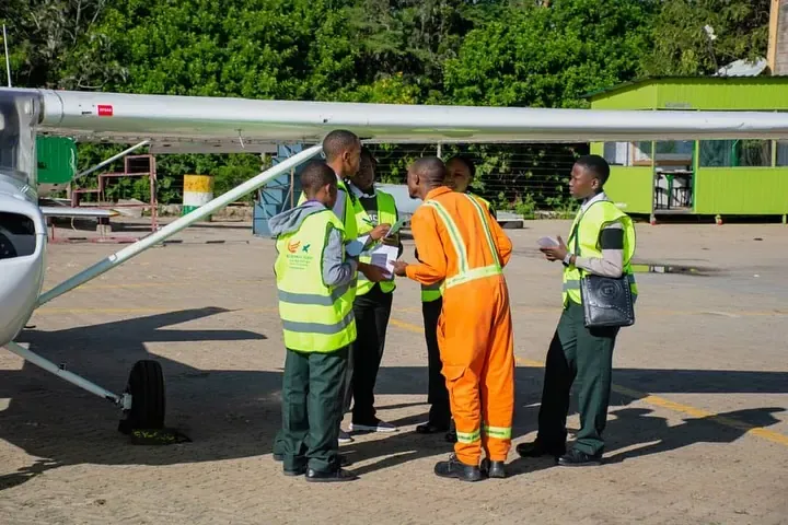 Walk-around checks before take-off