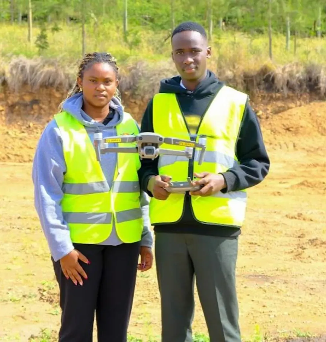 Alpha aviation students during practical drone training