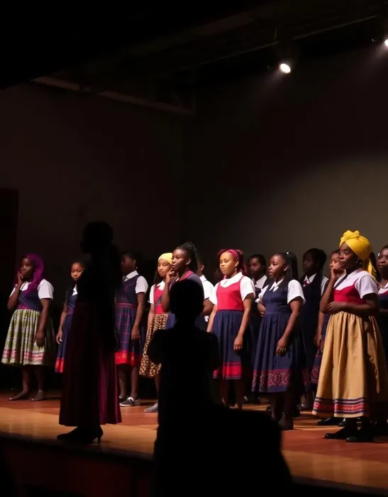 Drama club at Alpha High